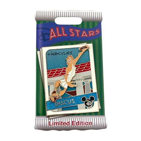 Disney Parks Hercules Discus All Stars Trading Cards Limited Edition Pin - Picture 4 of 6